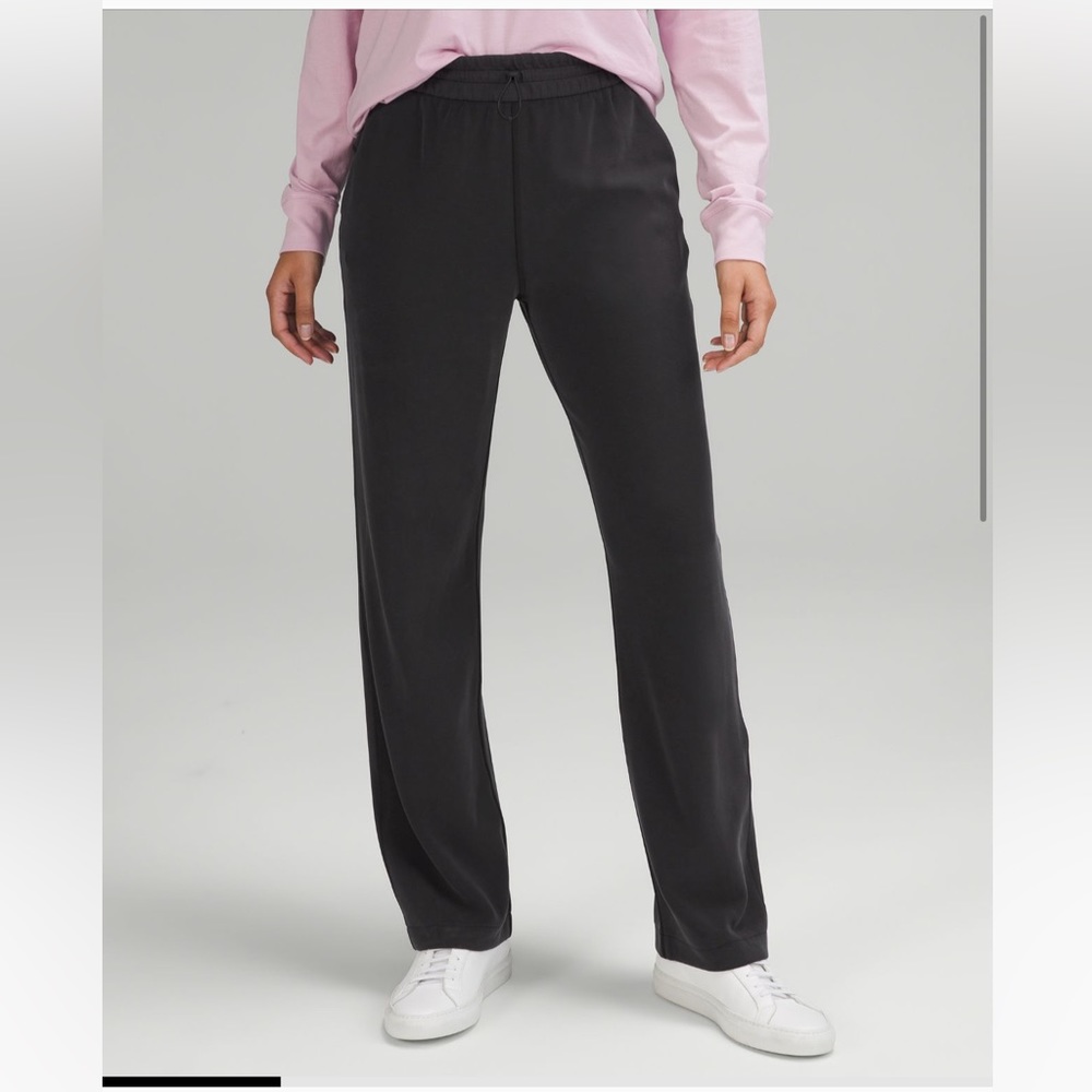 lululemon softstreme pant black size 4